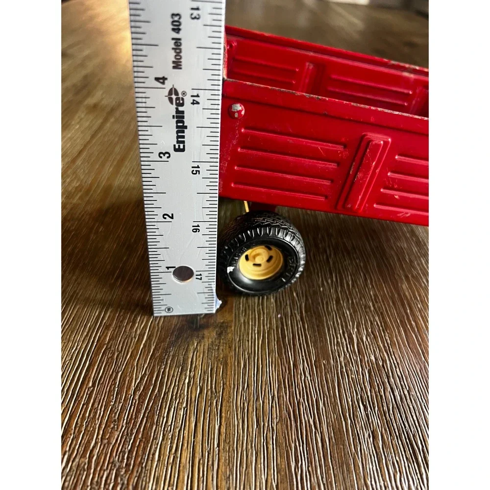 Vintage Ertl Red Metal Trailer Diecast Farm Toy Made in USA Replacement Parts